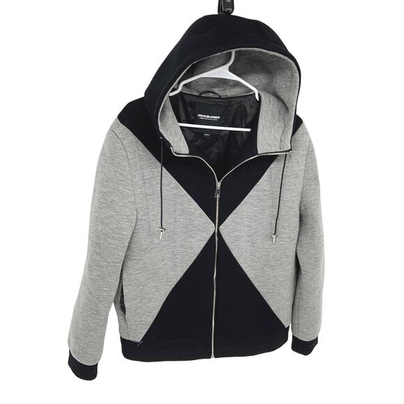 Jack & Jones Oberlin Jacket Mens Hoodie Sweat Jumper Core Performance Wear - Picture 1 of 7
